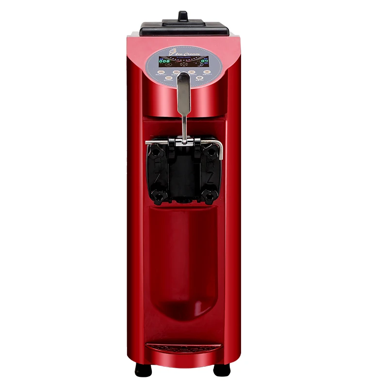 Soft Serve Portable Ice Cream Machine with Fruit Option Small Mini Home Use Desktop Gear