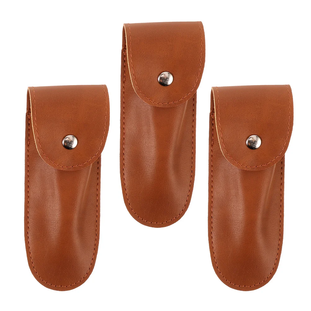 3 قطع من حقيبة هارمونيكا المحمولة من البولي يوريثان للتخزين، حافظة صغيرة خفيفة الوزن للموسيقيين أثناء التنقل