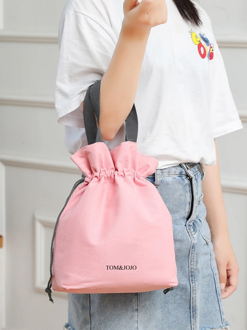 Przenośna, izolowana torba na lunch typu bento, wodoodporna torebka, wytrzymała, składana torba na zakupy spożywcze, podróżna torba dla mam i dziewcząt z wyściółką z PEVA.