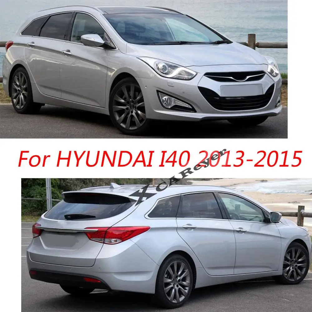 For HYUNDAI I40 2013 2014 2015 Car Body Styling Sticker Plastic Window Glass Wind Visor Rain/Sun Guard Vent Parts