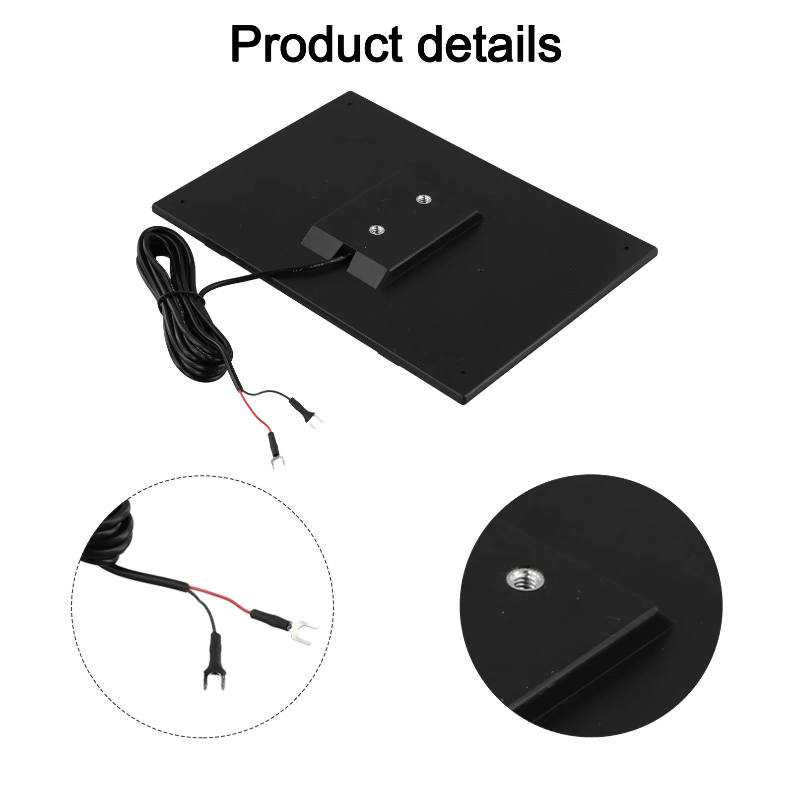 10W Solar Power Charger for Ring Video Doorbell 4/3/3 Plus/2 Reliable Weatherproof Power Supply with U Shaped Connector