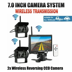 2 X Car Reversing Camera + 7 