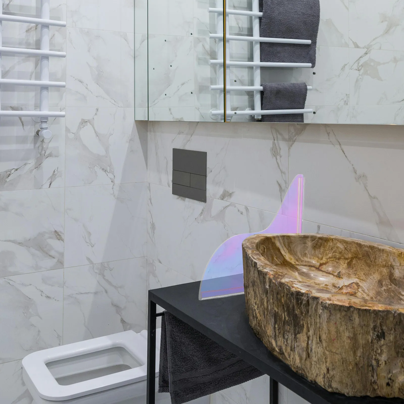 

Водонепроницаемая защитная панель от брызг для душа и ванны, прозрачная, самоклеящаяся, для умывальника и ванны, 1 пара