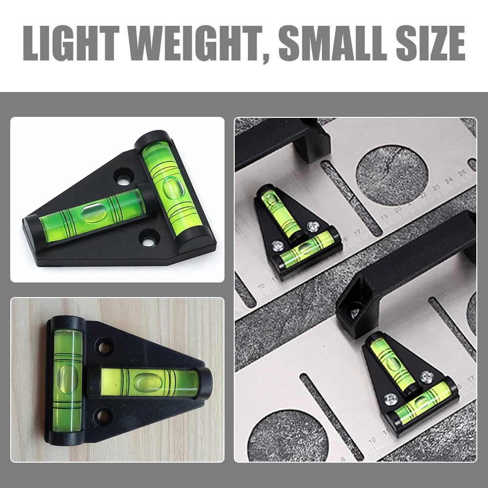 

5pcs Triangular T Shape Level Plastic Bubble Leveler Small Size Mini Spirit Levels Tools Pocket Drawing