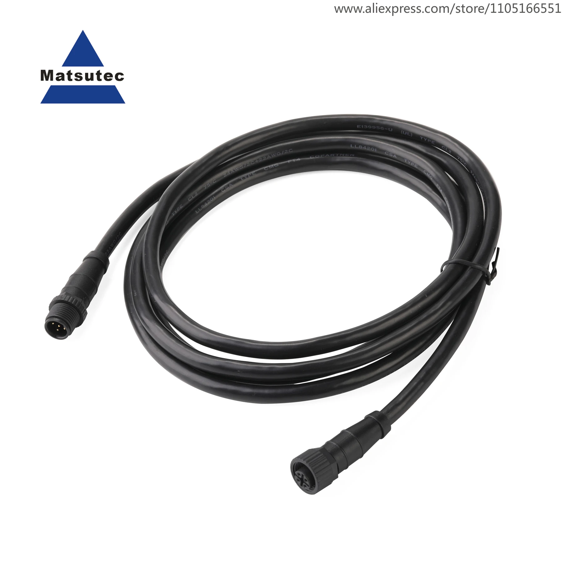 

Matsutec M12 5-контактный NMEA 2000 (N2K) Стартовый комплект 1/2 метра 4, 5-метровый магистральный или кабель, кабель для Lowrance Simrad B&G Navico и Garmin