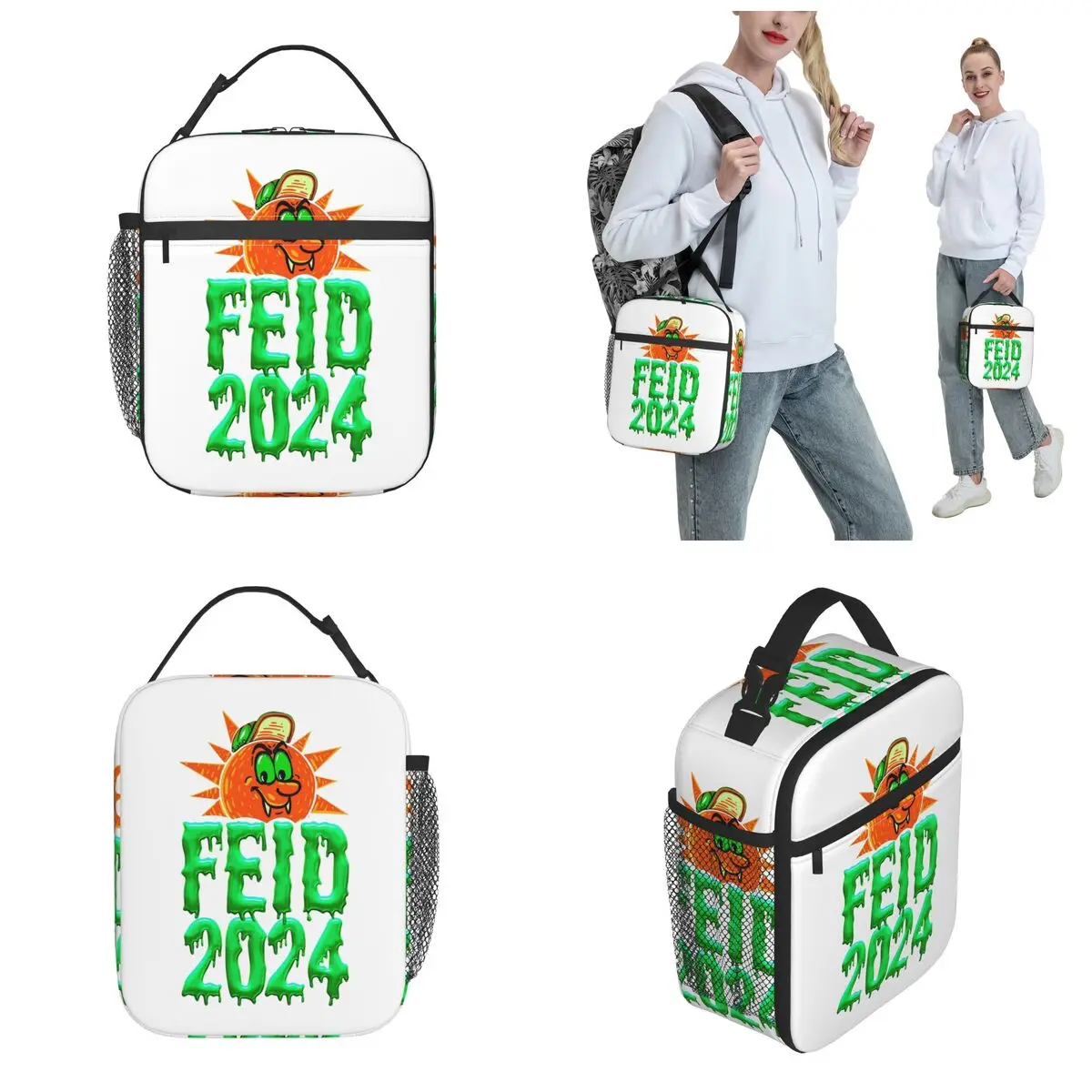 Feid Ferxxo Calipsis 2024 Tour FERXXOCALIPSIS Thermal Insulated Lunch Bag Portable Food Container Bags Thermal Cooler Lunch Box