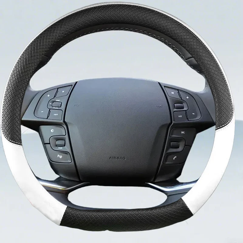 Accessories Car Steering Wheel Cover For Citroen Grand C4 Picasso Space Tourer 2013-2022  Auto Artificial Leather Steering Wrap