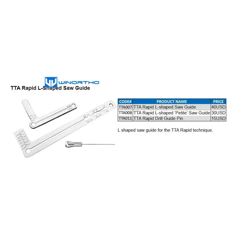 Imagem -02 - Tta Rapid L-shaped Saw para Veterinária Avanço Ortopédico Pulseira Cirúrgica Instrumentos Ortopédicos Veterinários Pet Animal Cirúrgico