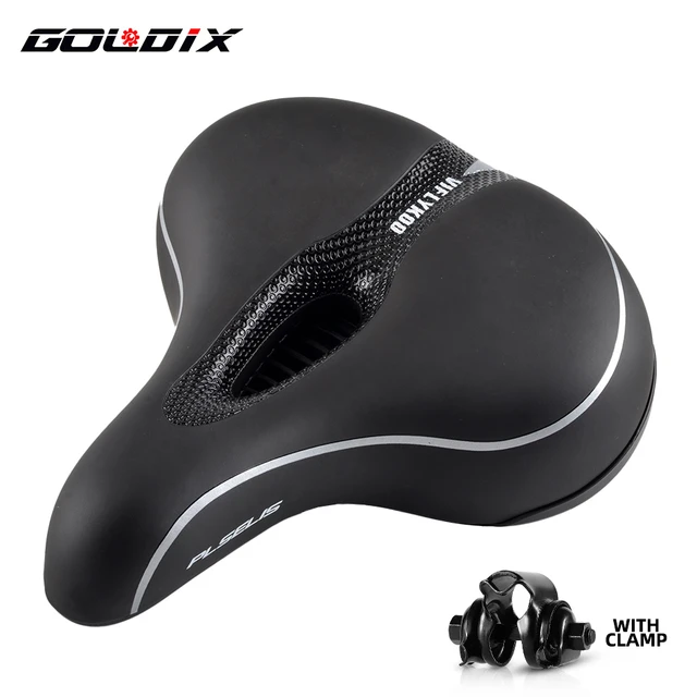 GOLDIX Oversized MTB Bike Seat Wide Bicycle Sofa Like Comfy Saddle Universal Electric Bike Exercise Stationary Bike Seat AliExpress