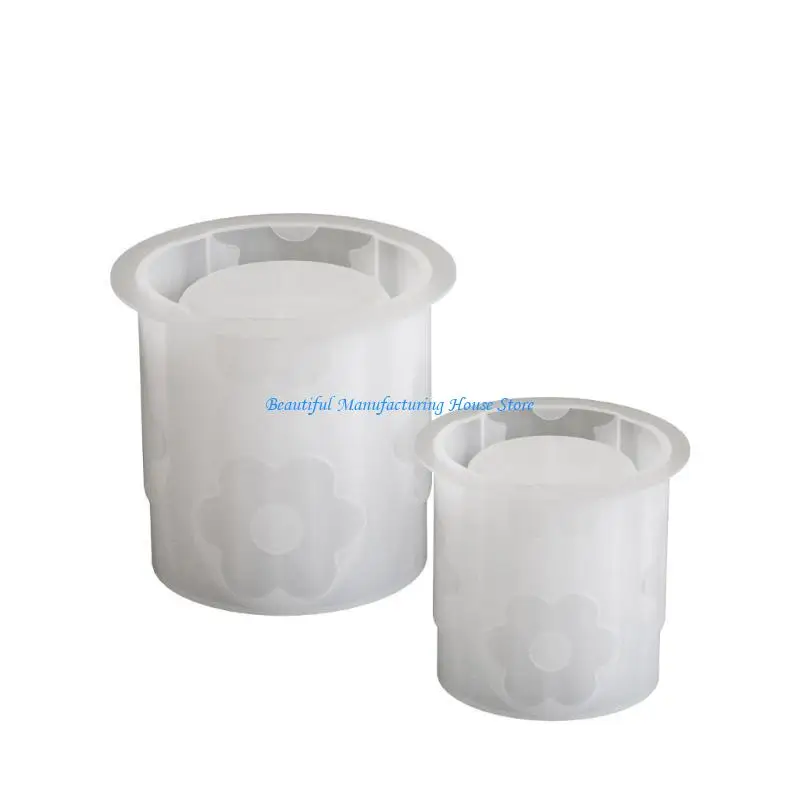 

E56A Storage Cup Moulds Flower Pattern Suitable for Home Decors Enthusiasts Present