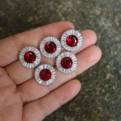5pc/lot Luxury crystal buttons Cubic zirconia button for clothes Decorative CZ sewing rhinestone apparel diy sewing accessories