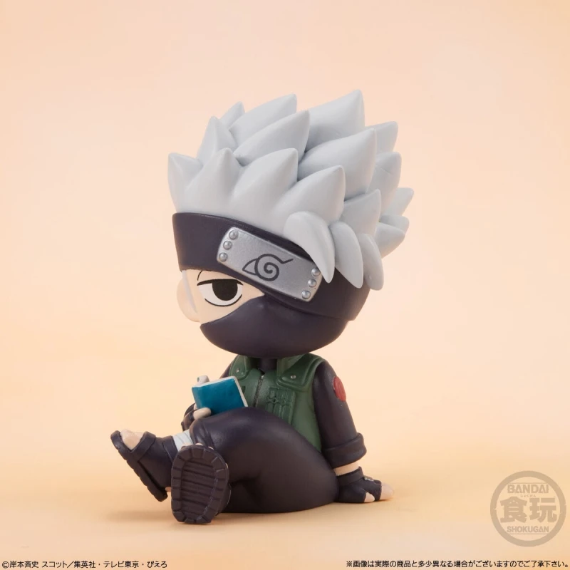 Bandai-Figurines d'action Naruto pour enfants, Naruto Anime Toys, Harlot Sakura, Shokugan, Original, Cadeau, Modèle à collectionner, Ornements, 10 pièces