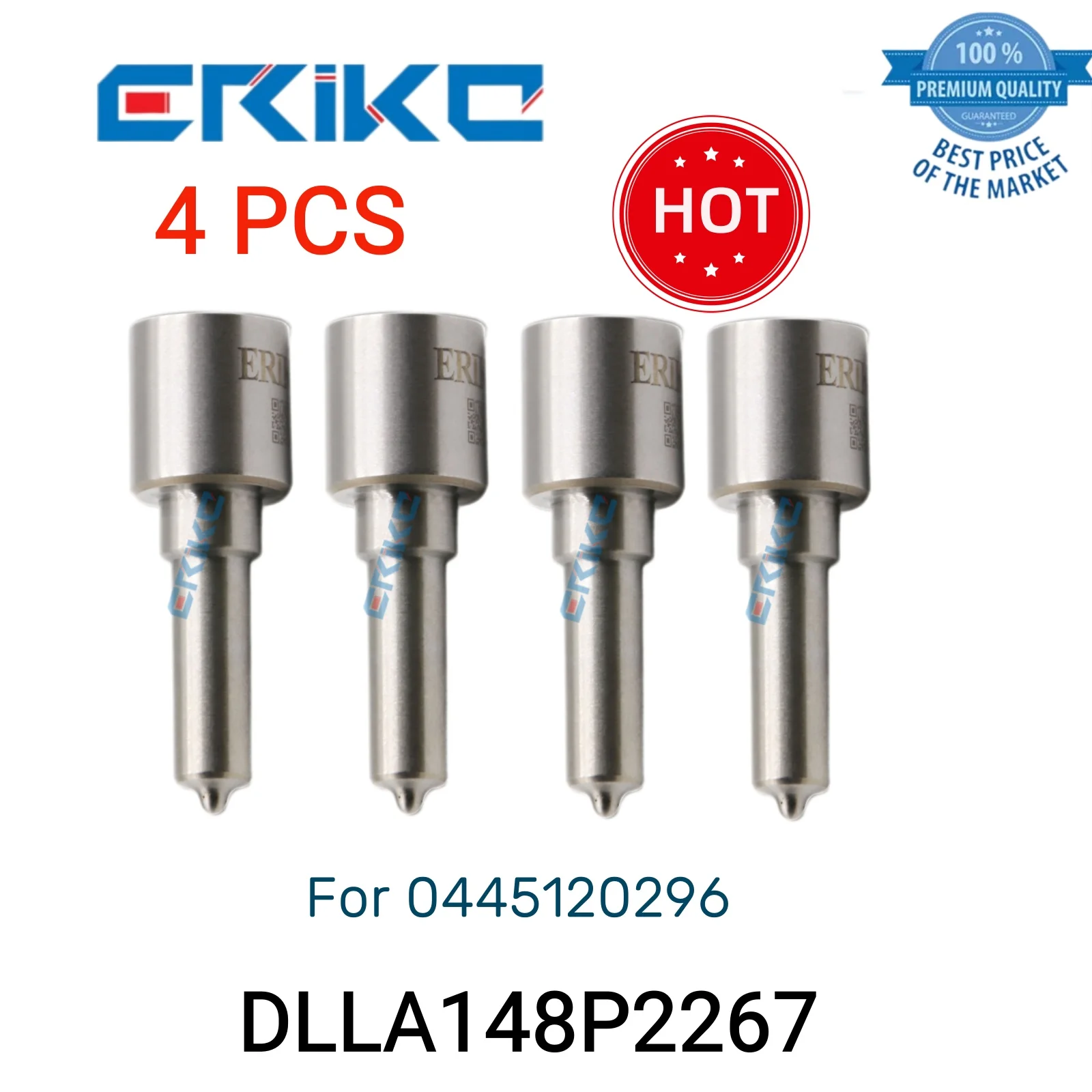 

4 PCS DLLA148P2267 0 433 172 267 Common Rail Nozzle DLLA 148 P 2267 Nozzle Body DLLA 148P2267 Needle Nozzle fit for 0445120296