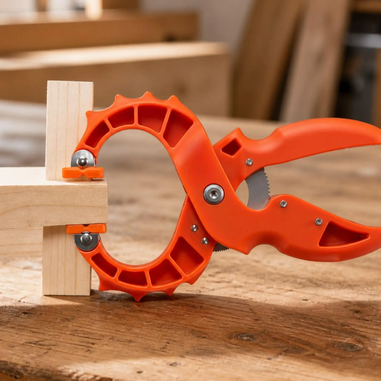 Type A Ratchet Clamp Versatile Hand-Operated Ratchet Clamp Ratcheting Clamps for DIY Enthusiasts, Home Improvers, Woodcraft,