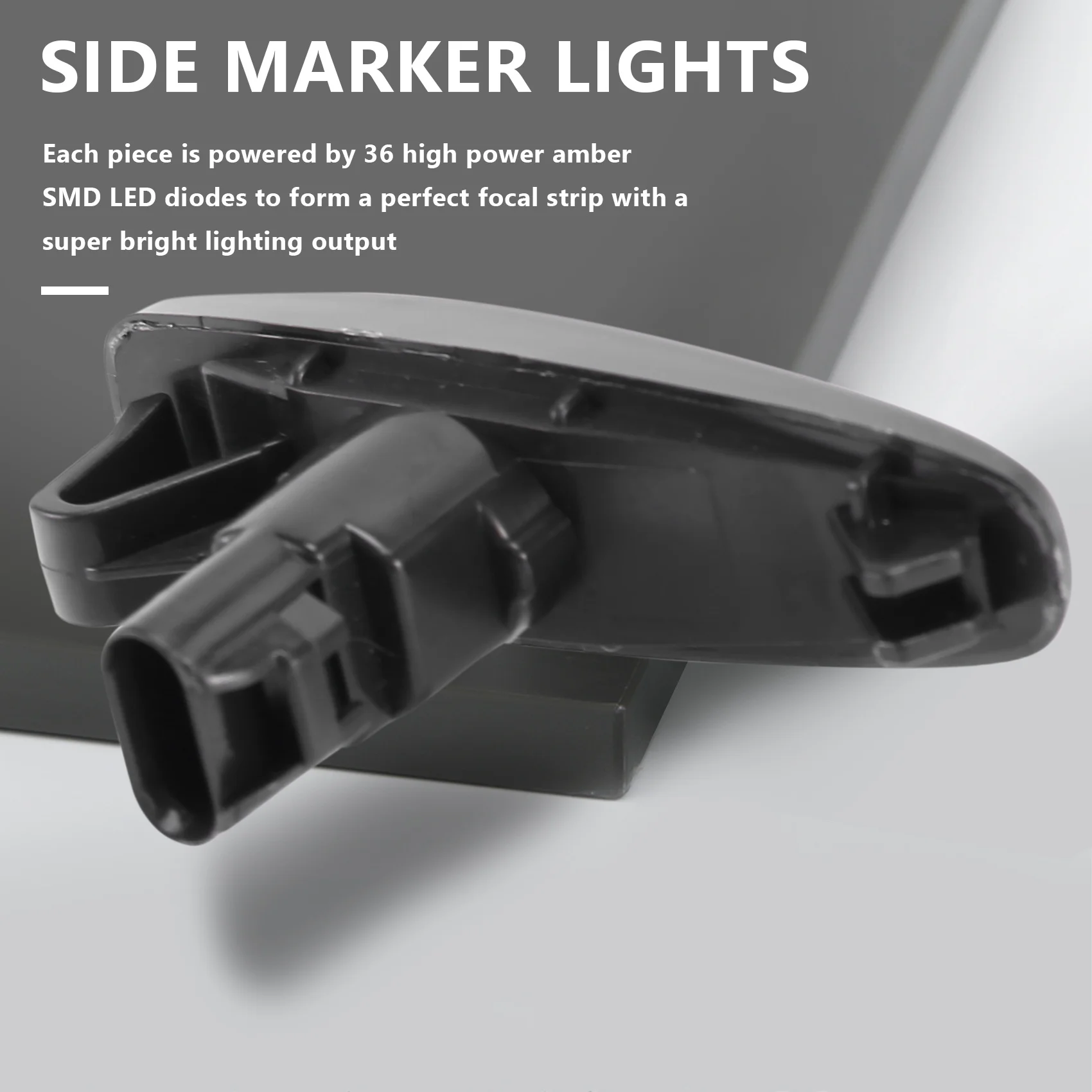 AT77 дымчатые линзы янтарного цвета, полностью светодиодные динамические передние боковые габаритные огни для Mitsubishi Lancer Evo X Mirage Outlander Sport 2011-2020