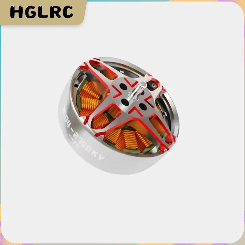 

HGLRC SPECTER 1404 2750KV 4-6S Brushless Motor Compatible 2-4inch Propeller for FPV 2inch Cinewhoop 4inch Toothpick Drones