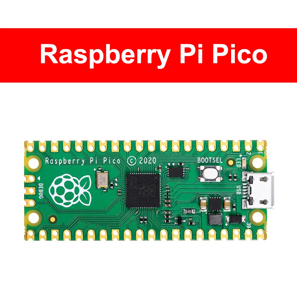 Official Raspberry Pi Pico Development Board Pico Stater Kit  Microcontroller Board RP2040 Cortex-M0+ Dual-Core ARM Processor