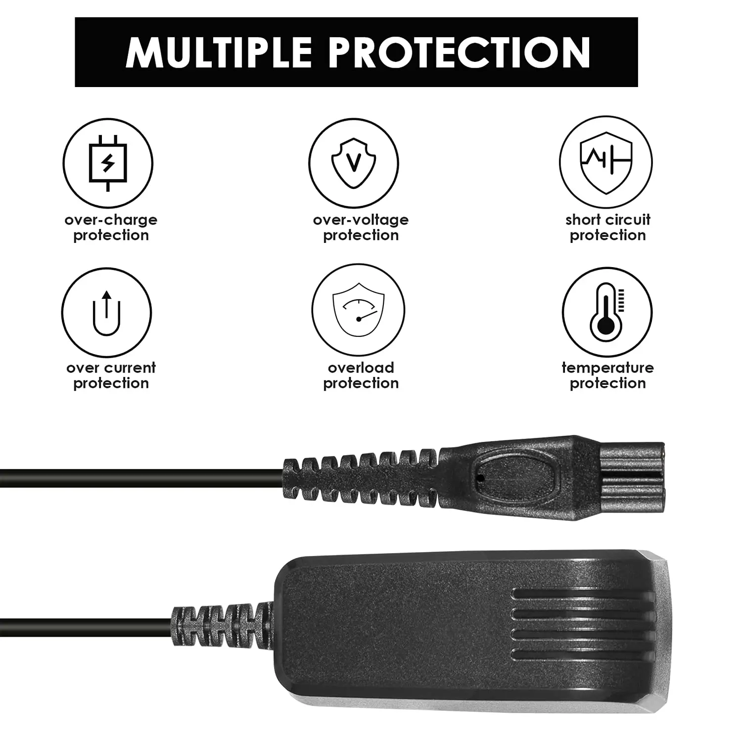 HQ8505 Norelco Dây Sạc Phù Hợp Với Máy Cạo Râu Philips Norelco HQ8505 7000 5000 3000 Mg5750 Mg7790 Điện Râu