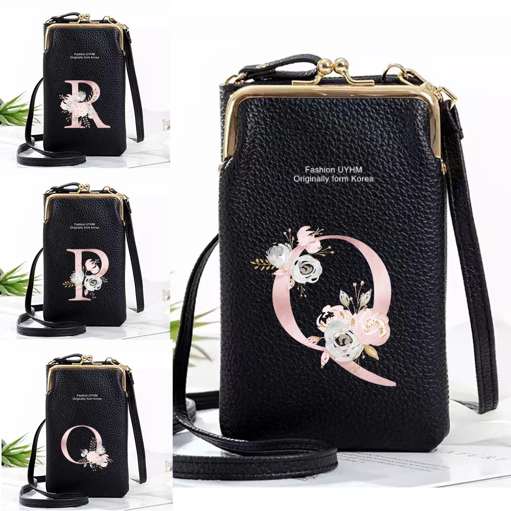 Universal Mobile Phone Handbag Small Crossbody Bags Ladies Clutch Phone Bag HOT Fashion Women Mini Leather Shoulder Pouch Purse