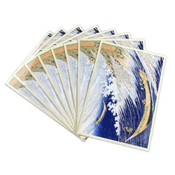 Fundas para tarjetas TCG/PKM/MTG, 60 piezas, ilustraciones japonesas, The Great Wave off Kanagawa, Protector de Color, Escudo de tarjetas estándar