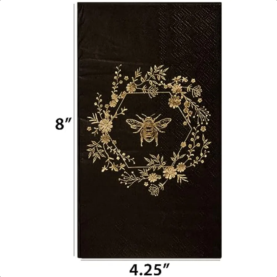 C.R. جيبسون العسل خلية الذهب احباط مناديل الضيوف 16 عدد TW825361