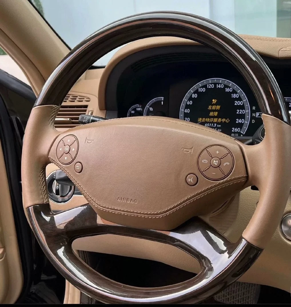 Suitable for W221 S300L S350L S400L S-Class wood grain steering wheel retrofit