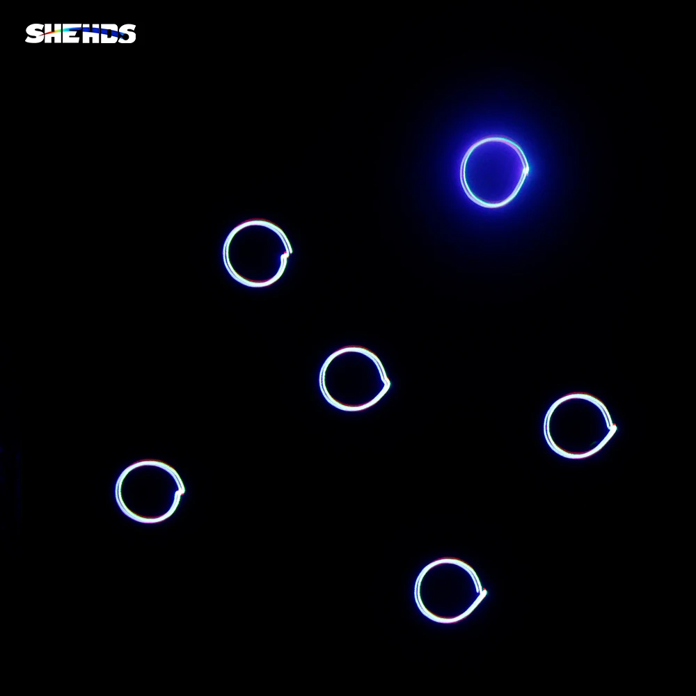 SHEHDS High Quality IP65 Waterproof 3W RGB Animation Light Custom Dynamic Pattern For DJ Disco Bar Night Club Home Party
