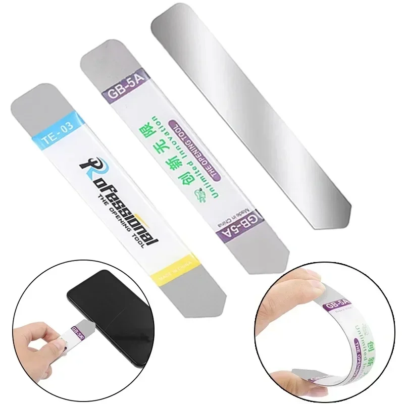 6/1Pcs Stainless Steel Blade Soft Ultra Thin Pry For Phones Tablet Screen Battery Opening Tools for Samsung iPhone iPad Opener