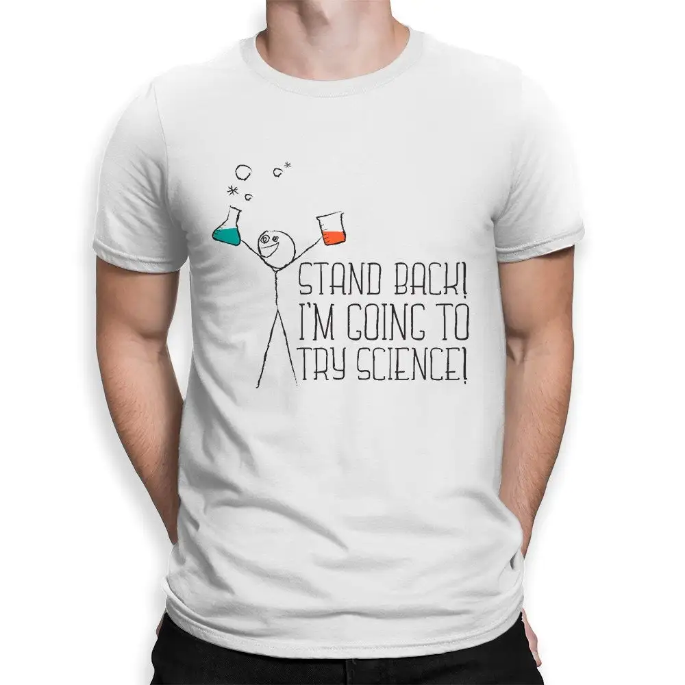 Stand Back I'm Going To Try Science Funny T Shirt  Sizes dmm 248