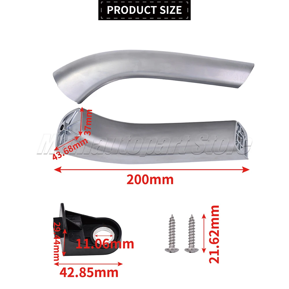 Car Interior Door Handle For MAN TGX TGS TGL TGM for MAN Truck Body Parts Inner Silver Left Right 81626304155 81626304156