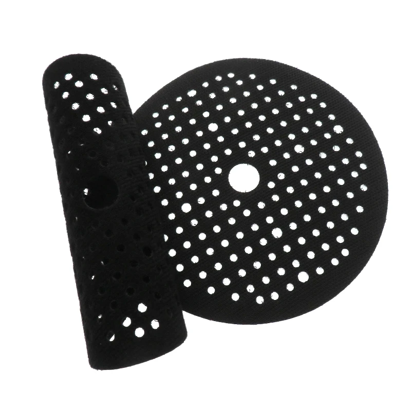 6 Inch Sanding Protection Pad 181 Holes Hook and Loop Interface Ultra-thin Surface for Sanding Discs Thin Sponge Abrasive Tools