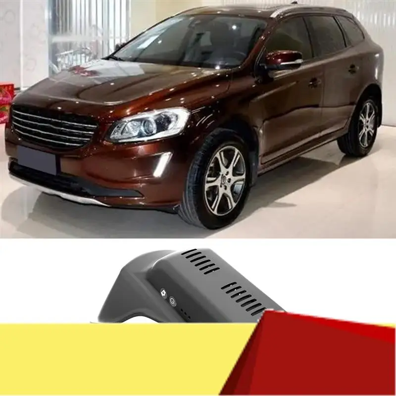 

Car Wifi DVR Camera 1080P Front Cam Dash Camera Video Recorder Black For Volvo High Configuration XC60 2014-2017-M53K