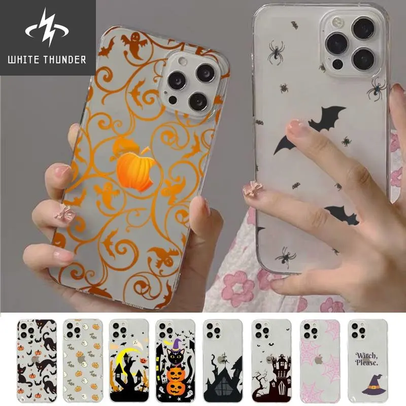 Halloween Happy Holiday Phone Case For IPhone 11 12 13 Mini Pro XS MAX 8 7 6 6S Plus X 5S SE 2020 XR