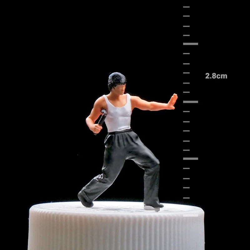 Resin Diorama 1:64 Scale Miniature Figures China Kung Fu Miniatura Garage Scenes Minifigures Model DIY Toys Figure Collectiblle