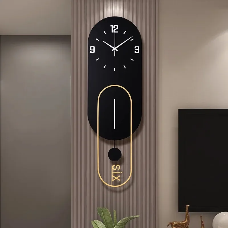 

# Clock Wall Clock Living Room With Modern Simple Atmosphere Art Luxury Luxury Atmosphere Fashion Creative Quartz Clock