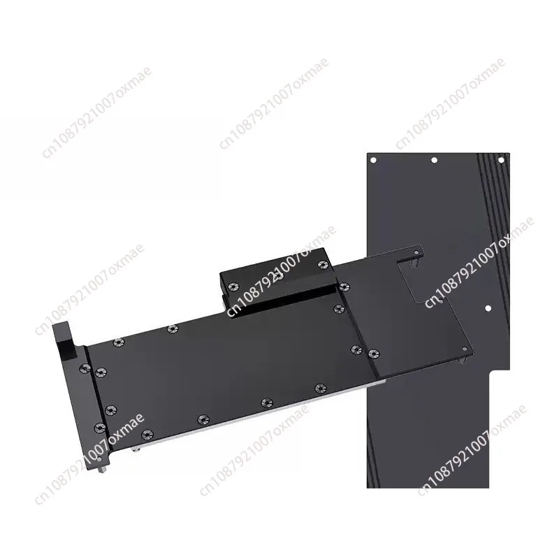 For GPU Water Cooling Block for AMD Instinct MI50 Graphics Card, Pure Copper Cooling Base, RGB AURA Sync, Model A-MI50-X