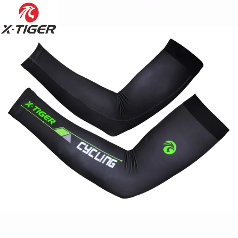 X-tiger Anti-UV ciclismo calentador de brazo verano transpirable bicicleta de montaña calentador de brazo de secado rápido carreras MTB bicicleta calentador de brazo hombre mujer