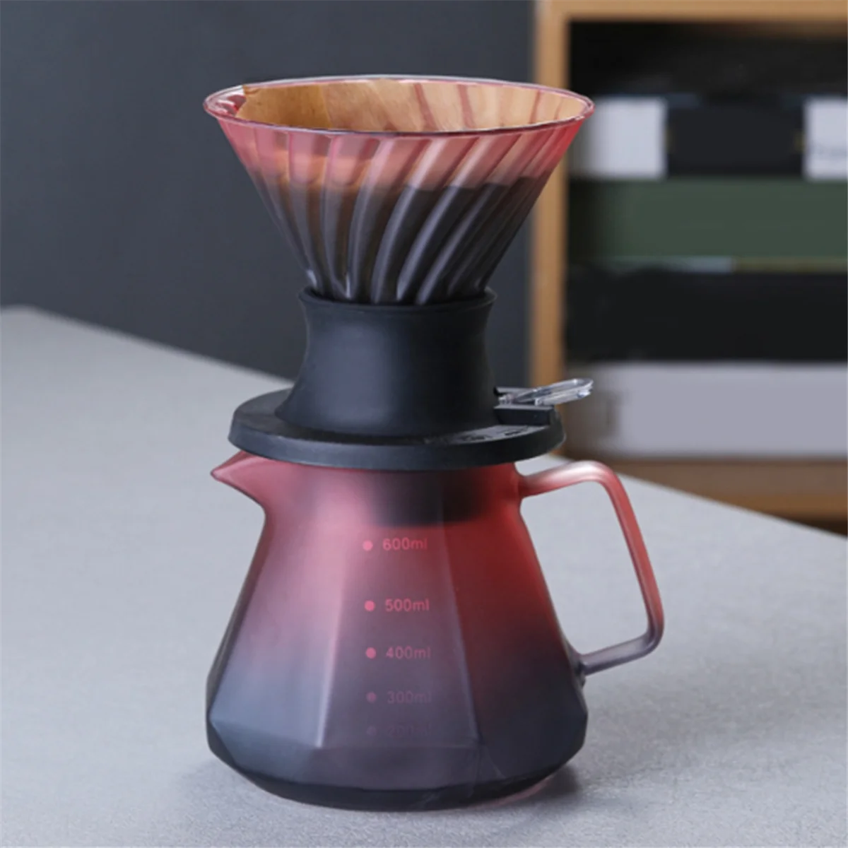【Price Drop】Coffee Filter Hand Drip Pot Percolators Borosilicate Glass Pour Coffee Tea Set High Quality Luxury Handmade