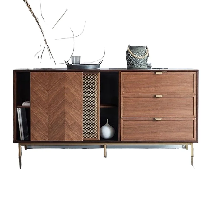 

Настенный шкаф для хранения, современный простой чайный шкаф в скандинавском стиле в стиле ретро, итальянский легкий роскошный обеденный шкаф