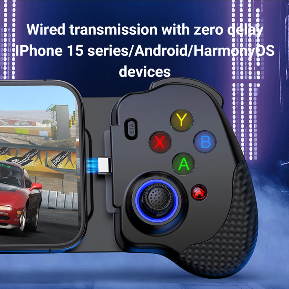 USB-C Mobile phone Game Controller For PC/PS/Xbox/Android /I15 series Gamepad Support Cloud gaming streaming Game Plug and Play