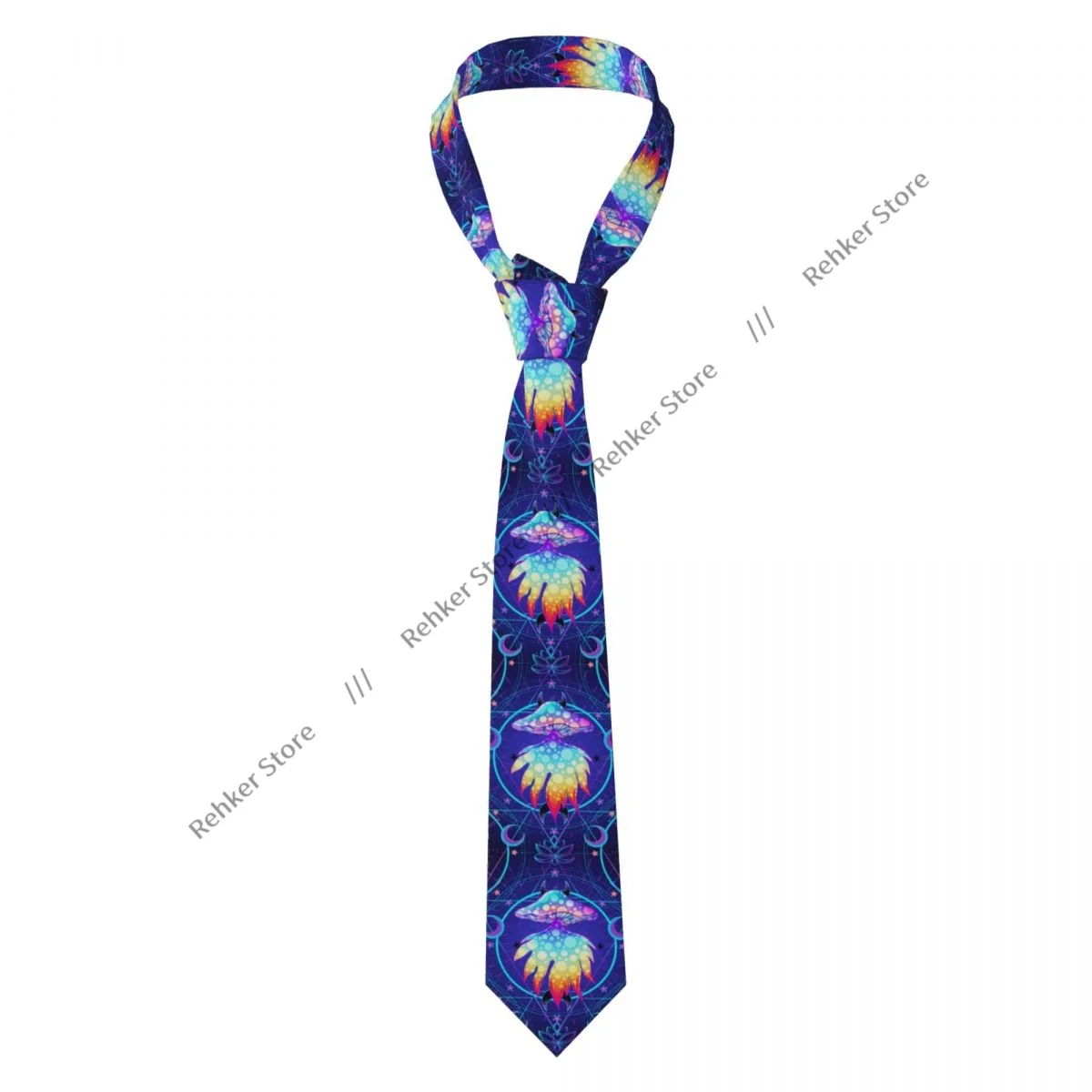 

Формальные узкие галстуки, классические мужские волшебные грибы поверх сакральной геометрии, свадебный галстук, узкий джентльмен