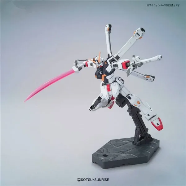 Oryginalne zestawy Bandai Cross Bone Gundam High Grade 1/144 Crossbone Gundam X1 Figurka Akcji Anime Model do Składania Kolekcjonerski Ornament