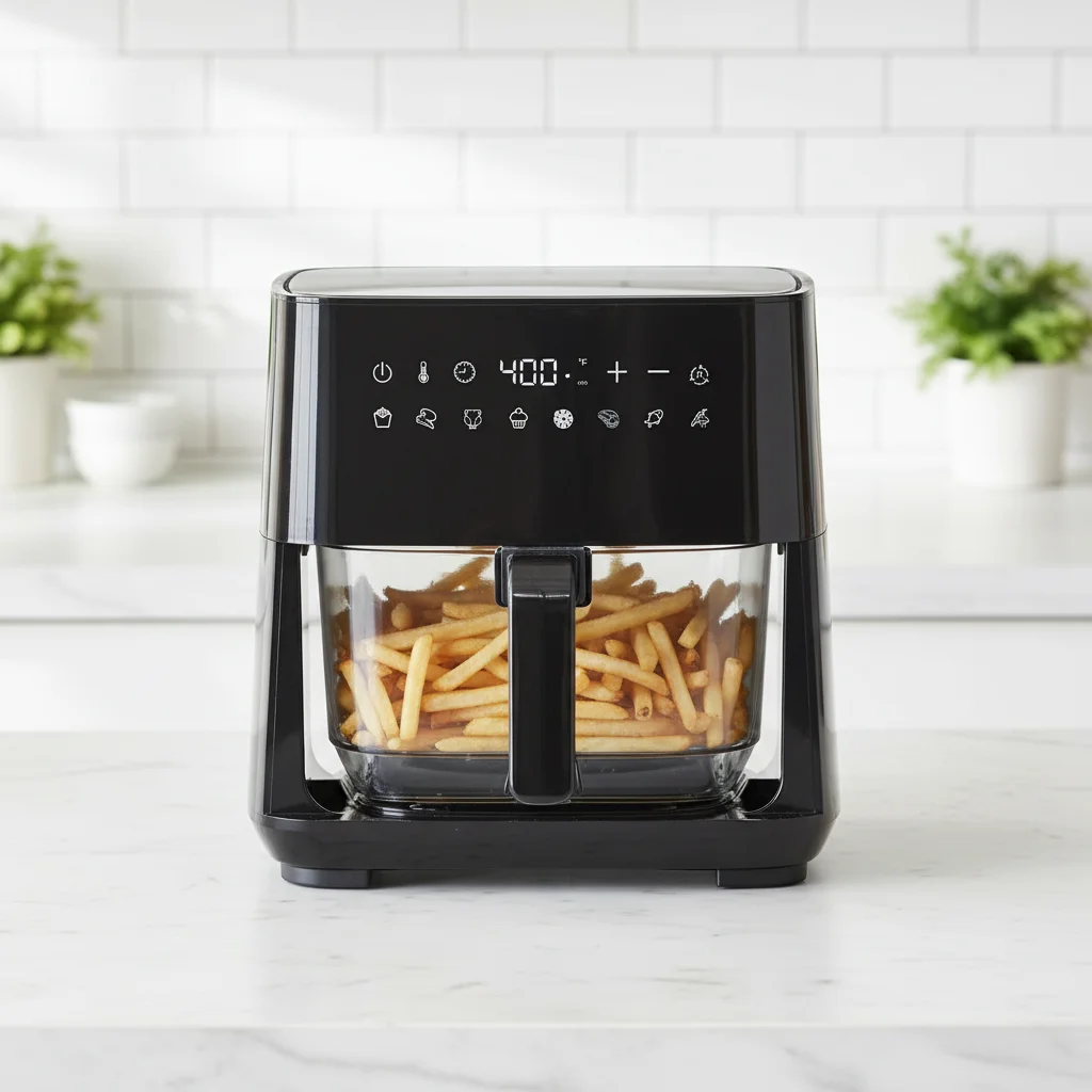 다기능 5L 디지털 에어프라이어, 유리 용기, 시각적  - Air Fryer 5L Digital 리뷰 및 가격
