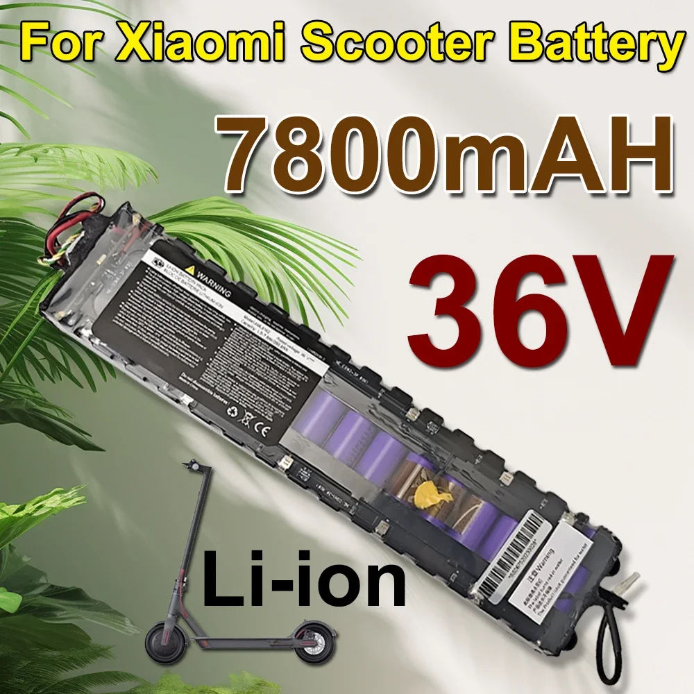 36V 7800mAh Scooter Battery Pack for Xiaomi Mijia 1S/m365 , Scooter BMS Board