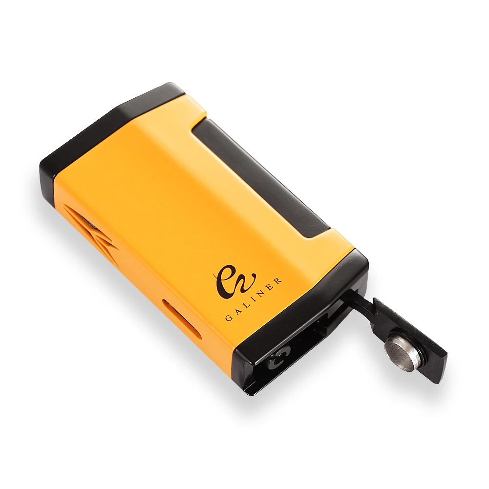GALINER Professional Cigar Cutter Lighter Set With Punch Drill Cigar Luxury Tobacco Clipper Knife Cigar Lighters Torch