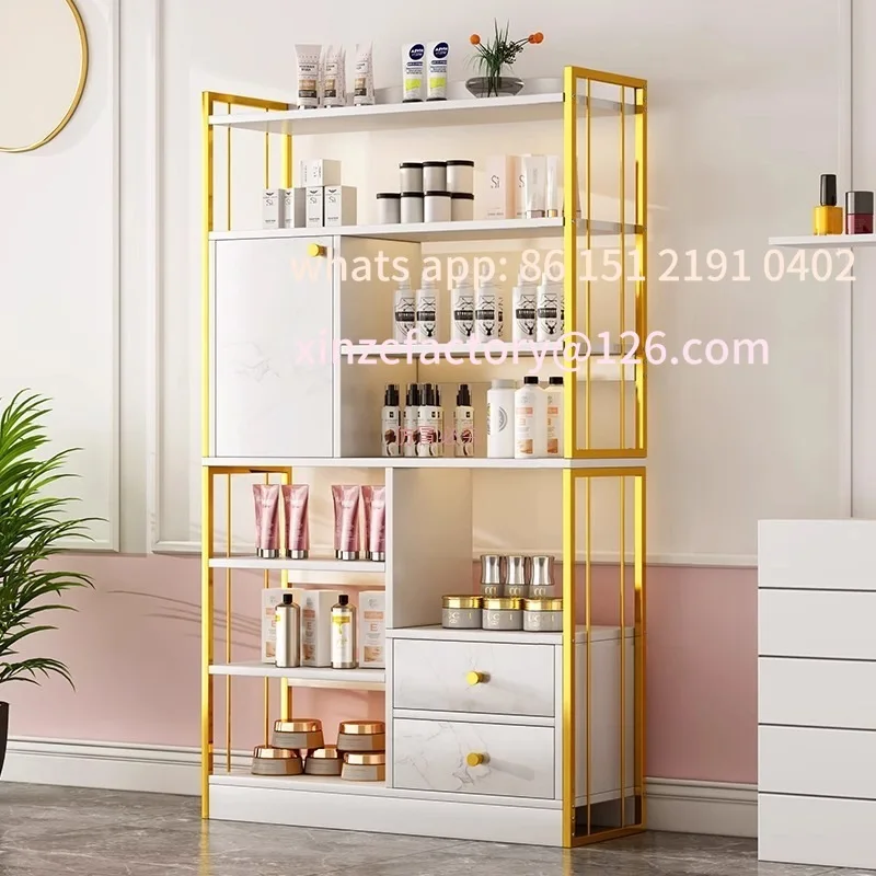 

Customizable Cosmetics Display Cabinet Beauty Salon Products Nail Rack Display Rack Cabinet Shelf