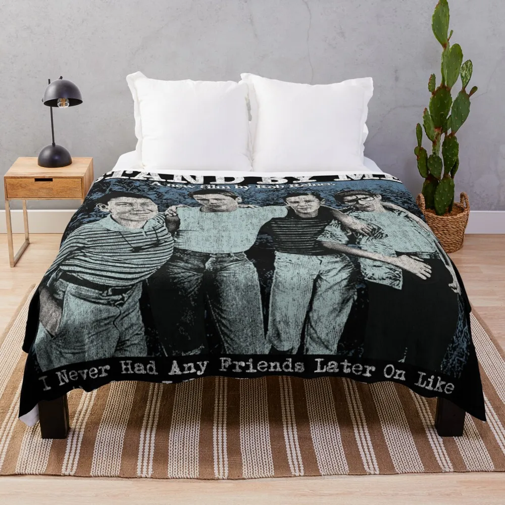 Stand By Me DISTRESSED 80s cult classicThrow Blanket Summer Bedding Blankets