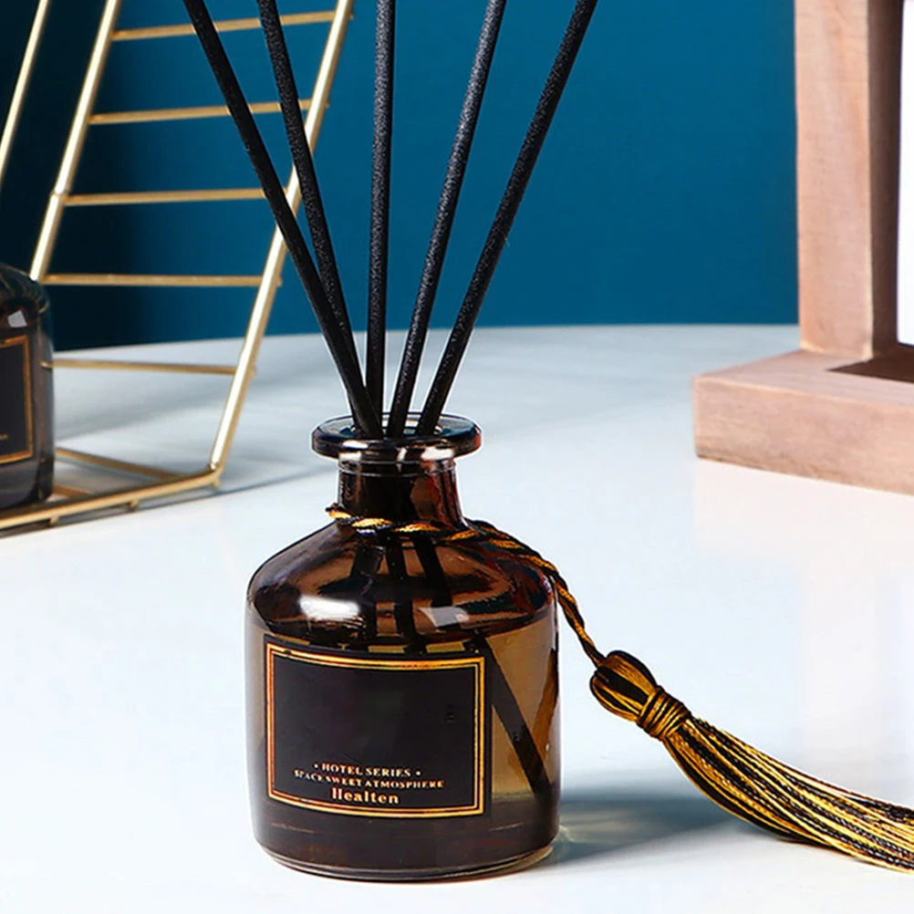 

Air Freshener Home Diffuser Aroma Tassel Bottle Volatile Solvent Rattan Sticks Essential Oil Decor Environmental Safe Relaxing