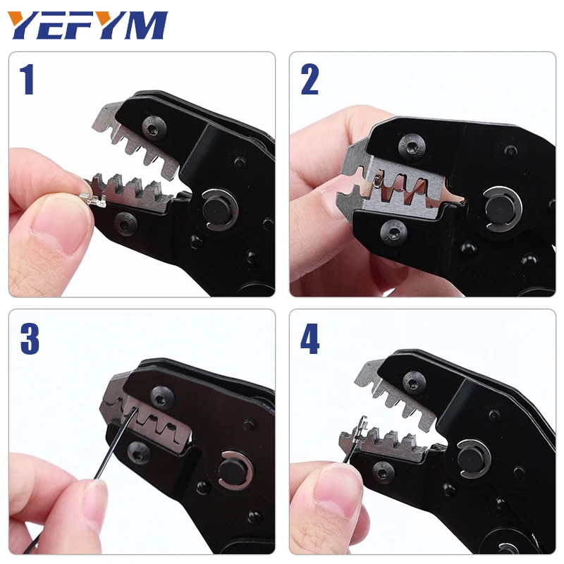 YEFYM SN-2549 AWG28-18 (0.08-1.0mm²)  Ratcheting Wire Crimping Tools forPH2.54/Dupont 2.54/2.8/3.0/3.96/4.8/KF2510/JST Terminal