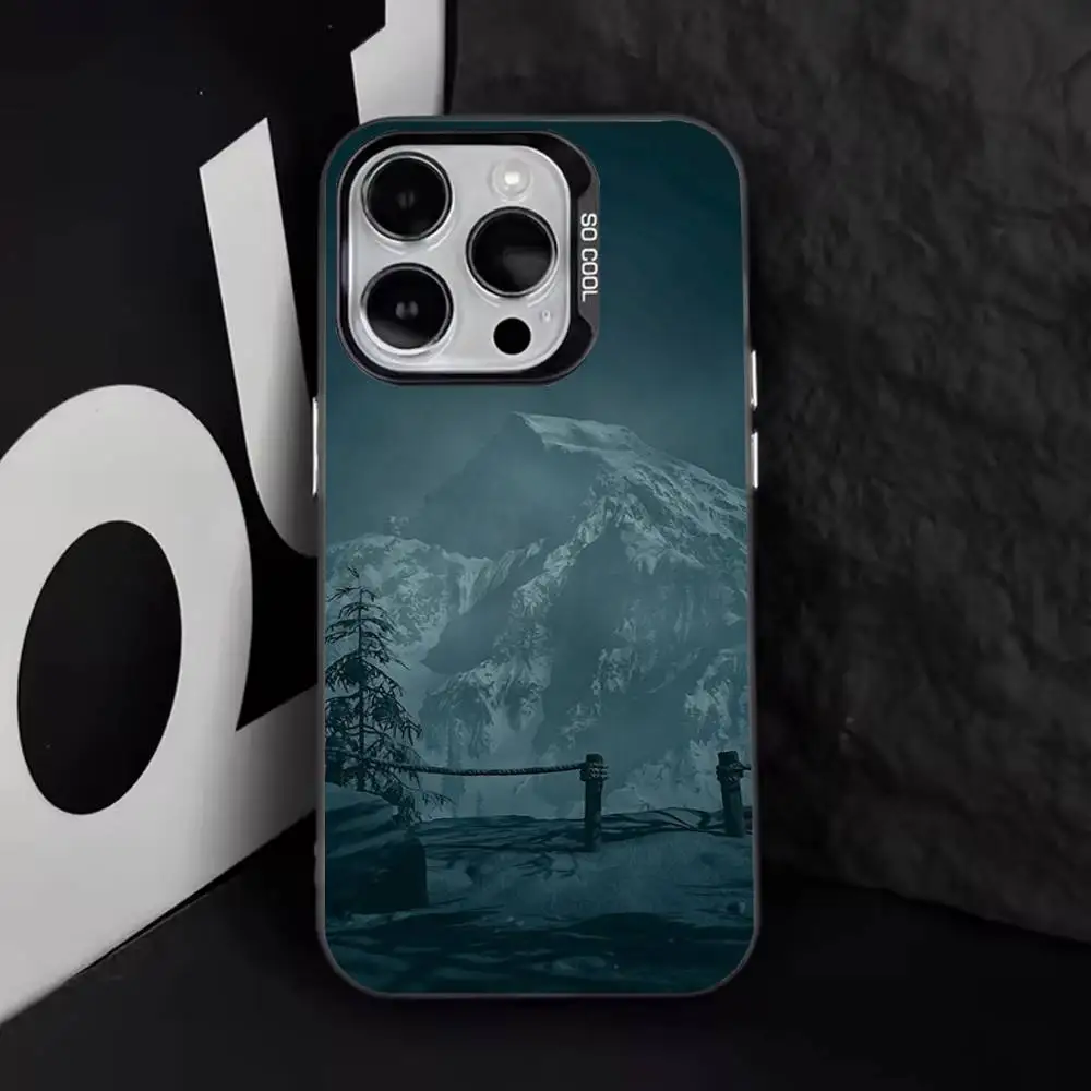 เคสโทรศัพท์ลายเกม Cool U-Until D-Dawn สำหรับ iPhone 17,16,15,14,13,12,11,Pro,Max,Plus,E,Air,Mini สีดำ วัสดุ TPU